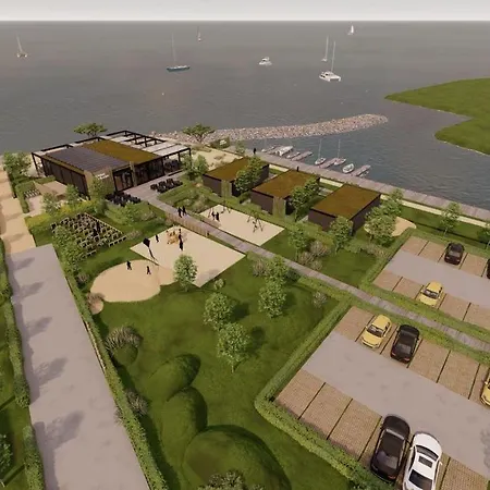 Enkhuizer Strandpanorama Zweite Reihe Mit Zaun Hausnr 203 *